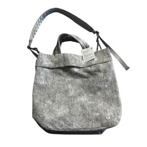 Lululemon Tote Bag On My Level 20L Grey Water Repellent Adjustable Strap New